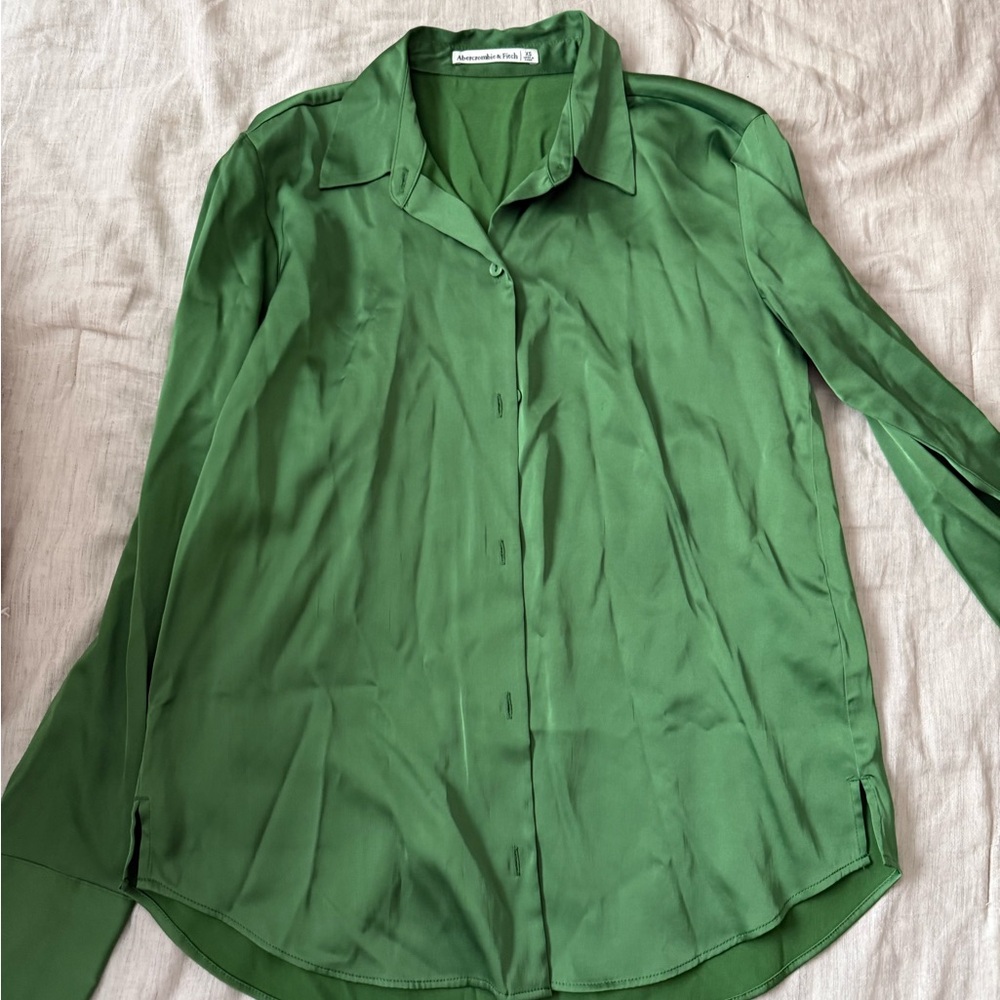 Abercrombie Green Women's Top